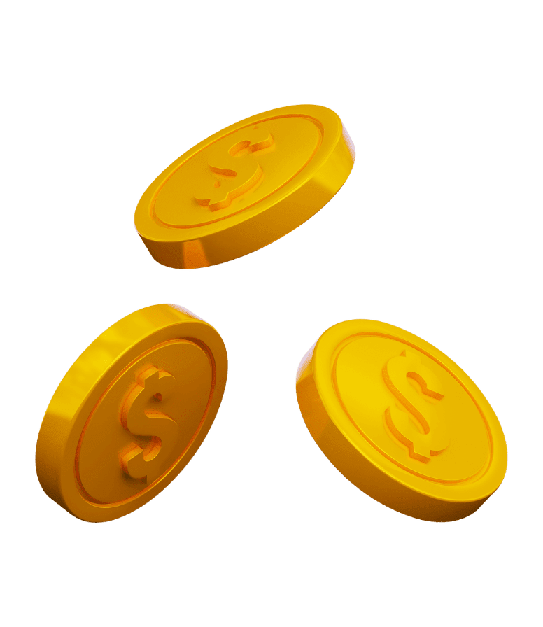 Advertise graphic inviting users to become a Golden IPTV reseller, featuring golden coins and call-to-action for 24/7 support and profitable business opportunities in entertainment services.
